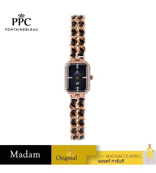 นาฬิกา PPC FONTAINEBLEAU PPC-FB08-RG-BK CANNES FB08 20.5 MM.,ROSEGOLD / BLACK นาฬิกา PPC FONTAINEBLEAU PPC-FB08-RG-BK CANNES FB08 20.5 MM.,ROSEGOLD / BLACK