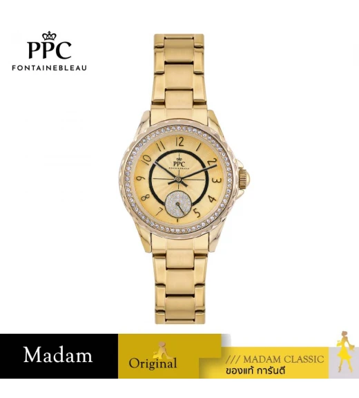 นาฬิกา PPC FONTAINEBLEAU PPC-FB10-GD ÉTOILE FB10 36.5 MM.,GOLD นาฬิกา PPC FONTAINEBLEAU PPC-FB10-GD ÉTOILE FB10 36.5 MM.,GOLD