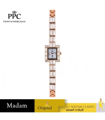 นาฬิกา PPC FONTAINEBLEAU PPC-FC08-RG-WE CANNES FC08 22.5 MM.,ROSEGOLD / WHITE