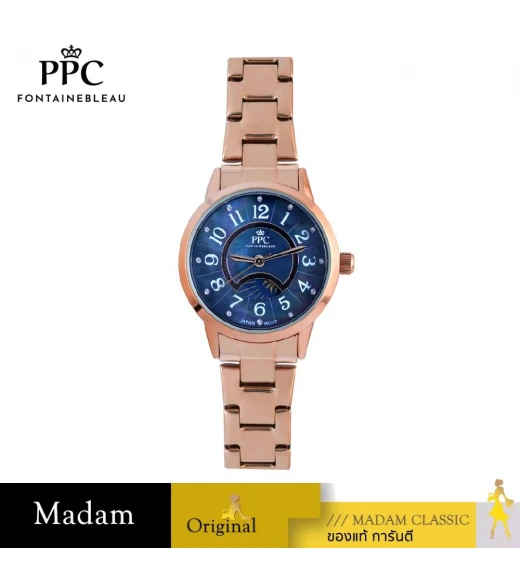 นาฬิกา PPC FONTAINEBLEAU PPC-FC04-RG-BK ÉTOILE FC04 29 MM.,ROSEGOLD / BLACK นาฬิกา PPC FONTAINEBLEAU PPC-FC04-RG-BK ÉTOILE FC04 29 MM.,ROSEGOLD / BLACK