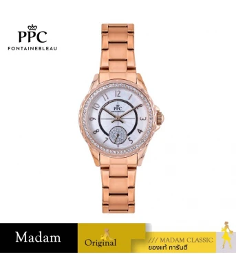 นาฬิกา PPC FONTAINEBLEAU PPC-FB10-RG-WE ÉTOILE FB10 36.5 MM.,ROSEGOLD / WHITE