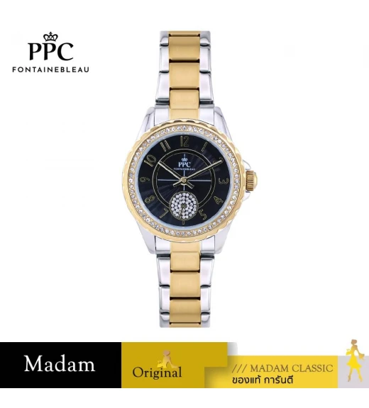 นาฬิกา PPC FONTAINEBLEAU PPC-FB10-SGD-BK ÉTOILE FB10 36.5 MM.,SILVER GOLD / BLACK นาฬิกา PPC FONTAINEBLEAU PPC-FB10-SGD-BK ÉTOILE FB10 36.5 MM.,SILVER GOLD / BLACK