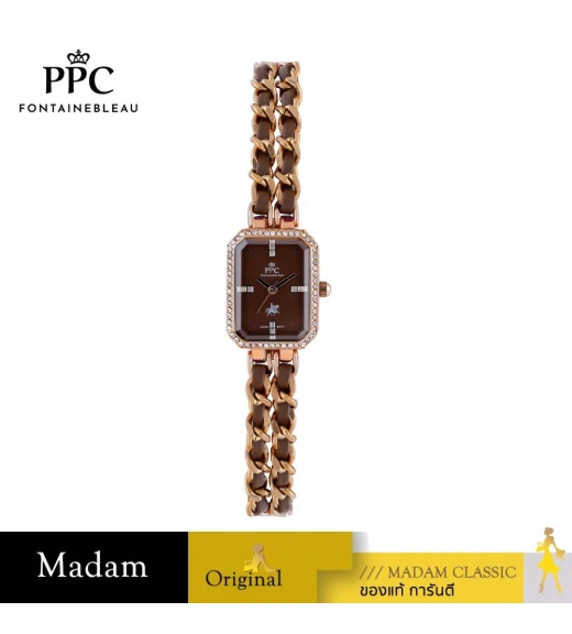 นาฬิกา PPC FONTAINEBLEAU PPC-FB08-RG-BR CANNES FB08 20.5 MM.,ROSEGOLD / BROWN นาฬิกา PPC FONTAINEBLEAU PPC-FB08-RG-BR CANNES FB08 20.5 MM.,ROSEGOLD / BROWN
