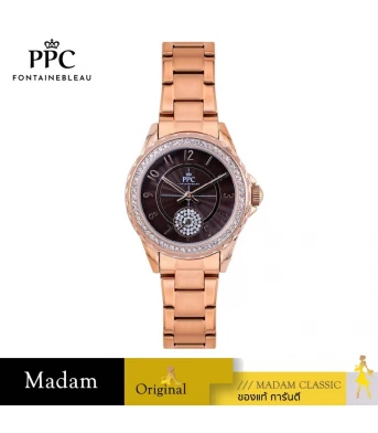 นาฬิกา PPC FONTAINEBLEAU PPC-FB10-RG-BR ÉTOILE FB10 36.5 MM.,ROSEGOLD / BROWN