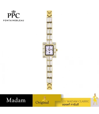 นาฬิกา PPC FONTAINEBLEAU PPC-FC08-GD-WE CANNES FC08 22.5 MM.,GOLD / WHITE