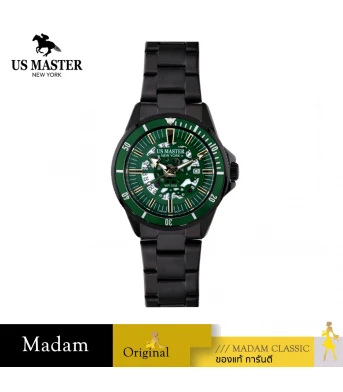 นาฬิกา US MASTERS POLO CLUB USM-FB09-BK-IGN CARTER FB09 43 MM.,PLATING BLACK / GREEN