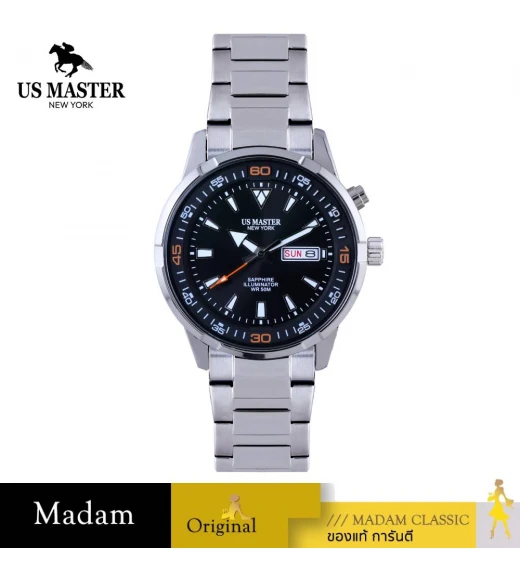 นาฬิกา US MASTER NEW YORK USM-FA04-BK MANHATTAN FA04 41 MM.,BLACK