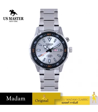 นาฬิกา US MASTER NEW YORK USM-FA04-BKW MANHATTAN FA04 41 MM.,BLACK / WHITE
