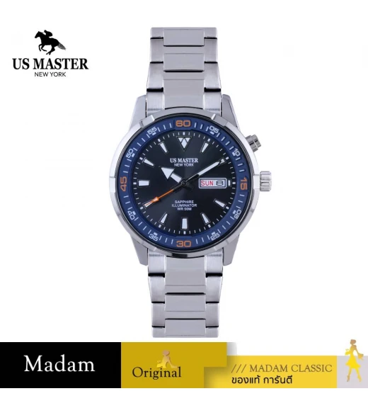 นาฬิกา US MASTER NEW YORK USM-FA04-BUB MANHATTAN FA04 41 MM.,BLUE / BLACK
