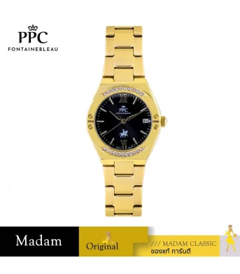 นาฬิกา PPC FONTAINEBLEAU PPC-FD02-GD-BK ÉTOILE FD02 32 MM.,GOLD / BLACK