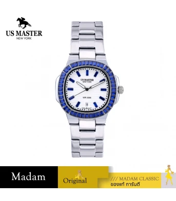 นาฬิกา US MASTERS POLO CLUB USM-FC01-WBU FRIST LADY FC01 36 MM,WHITE / BLUE