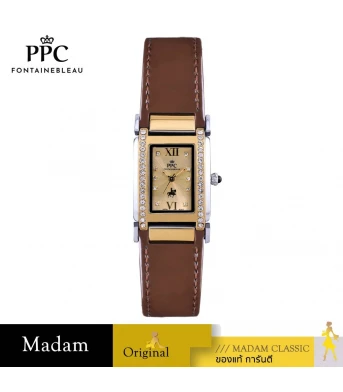 นาฬิกา PPC FONTAINEBLEAU PPC-FB06-BR-SGD DORÉE FB06 26 MM.,BROWN / SILVER GOLD