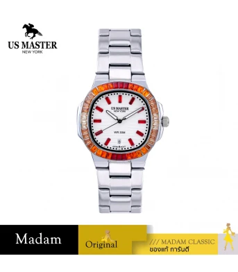นาฬิกา US MASTERS POLO CLUB USM-FC01-WOG FRIST LADY FC01 36 MM,WHITE / ORANGE GRADIENT