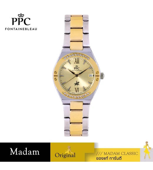 นาฬิกา PPC FONTAINEBLEAU PPC-FD02-SGD-GD ÉTOILE FD02 32 MM.,SILVER GOLD / GOLD นาฬิกา PPC FONTAINEBLEAU PPC-FD02-SGD-GD ÉTOILE FD02 32 MM.,SILVER GOLD / GOLD