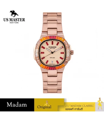 นาฬิกา US MASTERS POLO CLUB USM-FC01-RG-ROG FRIST LADY FC01 36 MM,ROSEGOLD / ROSEGOLD ORANGE GRADIENT