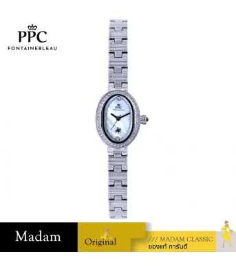 นาฬิกา PPC FONTAINEBLEAU PPC-FE09-WE OVALE FE09 20.5 MM.,WHITE