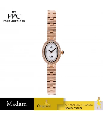 นาฬิกา PPC FONTAINEBLEAU PPC-FE09-RG-WE FRIST LADY FC01 20.5 MM.,ROSEGOLD / WHITE