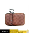 กระเป๋า COACH 1263 NORTH/SOUTH HYBRID POUCH IN SIGNATURE CANVAS WITH COACH PATCH (QBRAB)