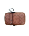 กระเป๋าสะพายข้าง COACH 1263 NORTH/SOUTH HYBRID POUCH IN SIGNATURE CANVAS WITH COACH PATCH (QBRAB)