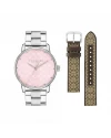 นาฬิกา COACH GRAND GIFT SET CO14000088 Women Watch Silver (Gift set watch with watch strap)		