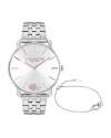 นาฬิกาข้อมือผู้หญิง COACH 14000108  Stainless Steel Silver		