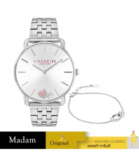 นาฬิกาข้อมือผู้หญิง COACH 14000108  Stainless Steel Silver		