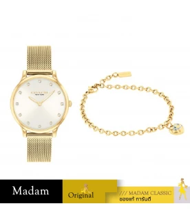 นาฬิกาข้อมือผู้หญิง COACH 14000109  Stainless Steel Gold		