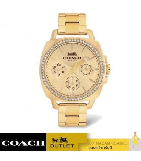 นาฬิกา COACH 14503130 BOYFRIEND CHRONOGRAPH GOLD STAINLESS STEEL WOMEN'S WATCH