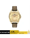 นาฬิกา COACH 14503150 WOMEN'S BORFRIEND SIGNATURE FABRIC LEATHER GOLD TONE GLITZ WATCH