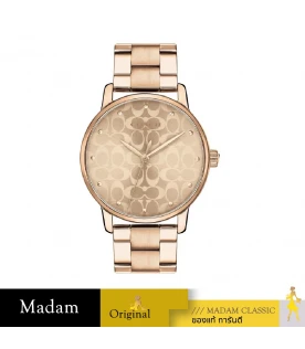 นาฬิกาข้อมือผู้หญิง COACH 14503407 Audrey Crystal Accents Stainless Steel Rose Gold		