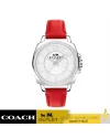 นาฬิกา COACH  14503855 BOYFRIEND SILVER RED LEATHER CRYSTALS WOMEN'S 