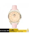 นาฬิกาข้อมือ COACH 14503981 Boyfriend Women's Pink Leather Strap Gold Watch   