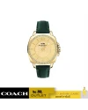 นาฬิกา COACH 14503982 BOYFRIEND GOLD TONE DIAL GREEN LEATHER STRAP WOMEN'S