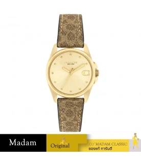 นาฬิกา Coach 14504107 Greyson Women's Watch Gold / Brown