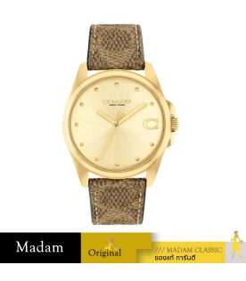 นาฬิกา Coach 14504111 Greyson Women's Watch Brown / Gold		