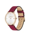 นาฬิกาข้อมือผู้หญิง COACH 14504204 Ladies Elliot Women's Watch Leather  Red