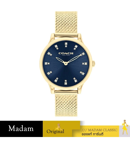 นาฬิกา Coach 14504218 Chelsea Women's Watch ,Stainless Steel ,Gold / Blue		