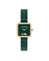 นาฬิกา Coach 14504227 Women's Watch ,Leather ,Green		
