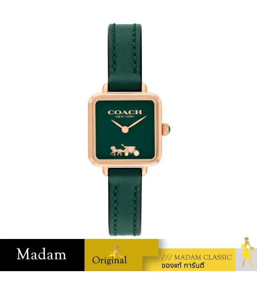 นาฬิกา Coach 14504227 Women's Watch ,Leather ,Green		