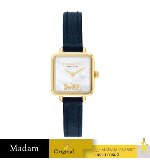 นาฬิกา Coach 14504228 Cass Women's Watch ,Leather ,White / Blue		