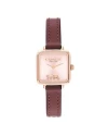 นาฬิกา Coach 14504229 Cass Women's Watch ,Leather ,Burgundy Red		