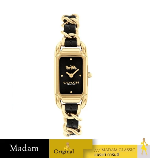 นาฬิกาข้อมือผู้หญิง COACH 14504281 Cadie Watch Stainless Steel Gold		