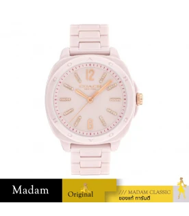 นาฬิกา COACH 14504408 KITT CRYSTAL Women's Watch Ceramic  Pink		