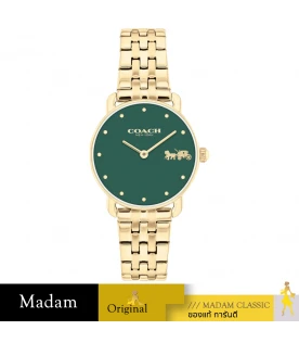 นาฬิกา COACH 14504443 ELLIOT Stainless steel Gold / Green		