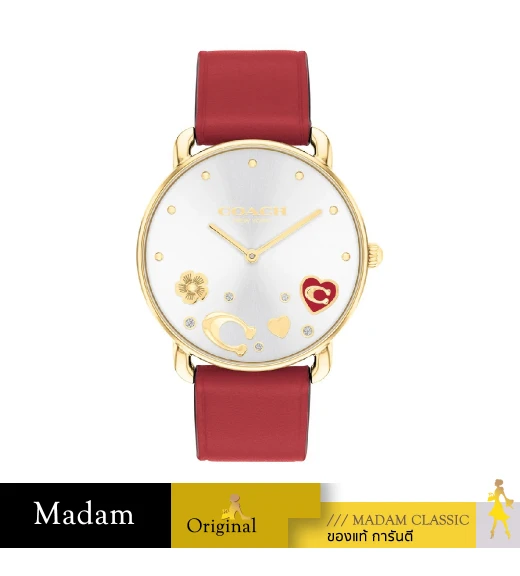 นาฬิกา COACH 14504520 Women's Elliot 36 mm. Leather Red		
