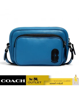 กระเป๋าสะพายข้าง COACH 1578 MINI EDGE DOUBLE POUCH CROSSBODY WITH COACH PATCH (QBEP4)