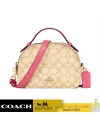 กระเป๋าสะพายข้าง COACH 1591 SERENA SATCHEL IN SIGNATURE CANVAS (IMSQ1)