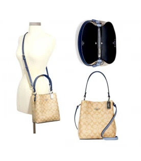 COACH 2312 SMALL TOWN BUCKET BAG IN SIGNATURE CANVAS (SIGPW)