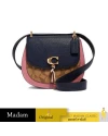 กระเป๋าสะพายข้าง COACH 2316 REMI SADDLE BAG IN COLORBLOCK SIGNATURE CANVAS (IMR34)