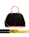 กระเป๋าสะพายข้าง COACH 2558 KATY SATCHEL IN SIGNATURE CANVAS (QBR6K)